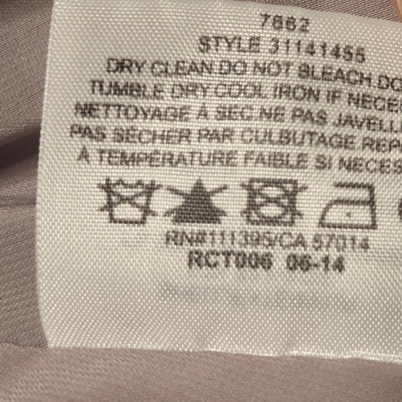 Tory Burch Dress Geometric Print Sleeveless A-Line Silk Tan Knee Length Size 2 - Picture 14 of 14